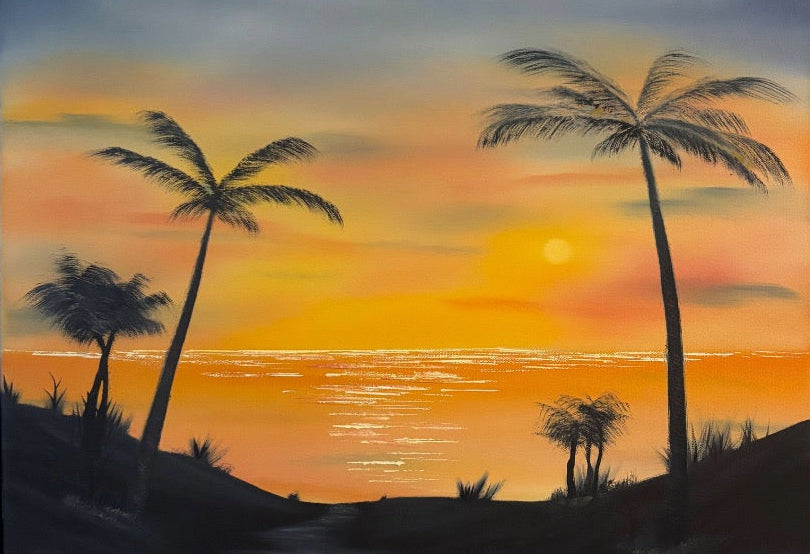 Bob Ross Painting Class