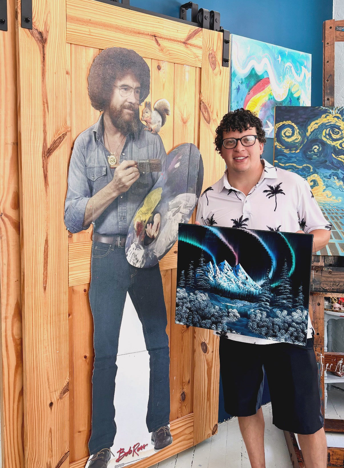 Bob Ross Painting Class
