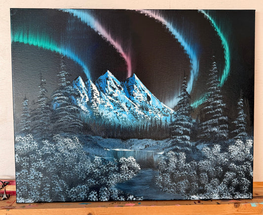 Bob Ross Painting Class