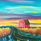 Fall Farm Barn - Brush Tips Art Studio
