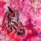 Expressive Owl Painting