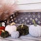 Chunky Yarn Pumpkins - Brush Tips Art Studio