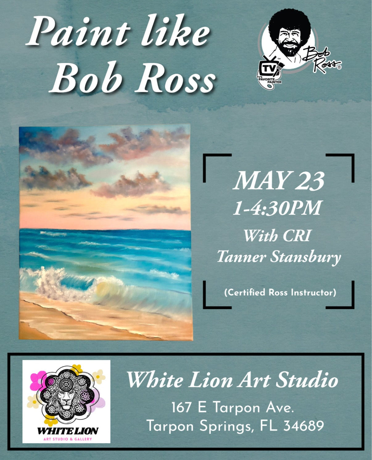 Bob Ross Painting Class