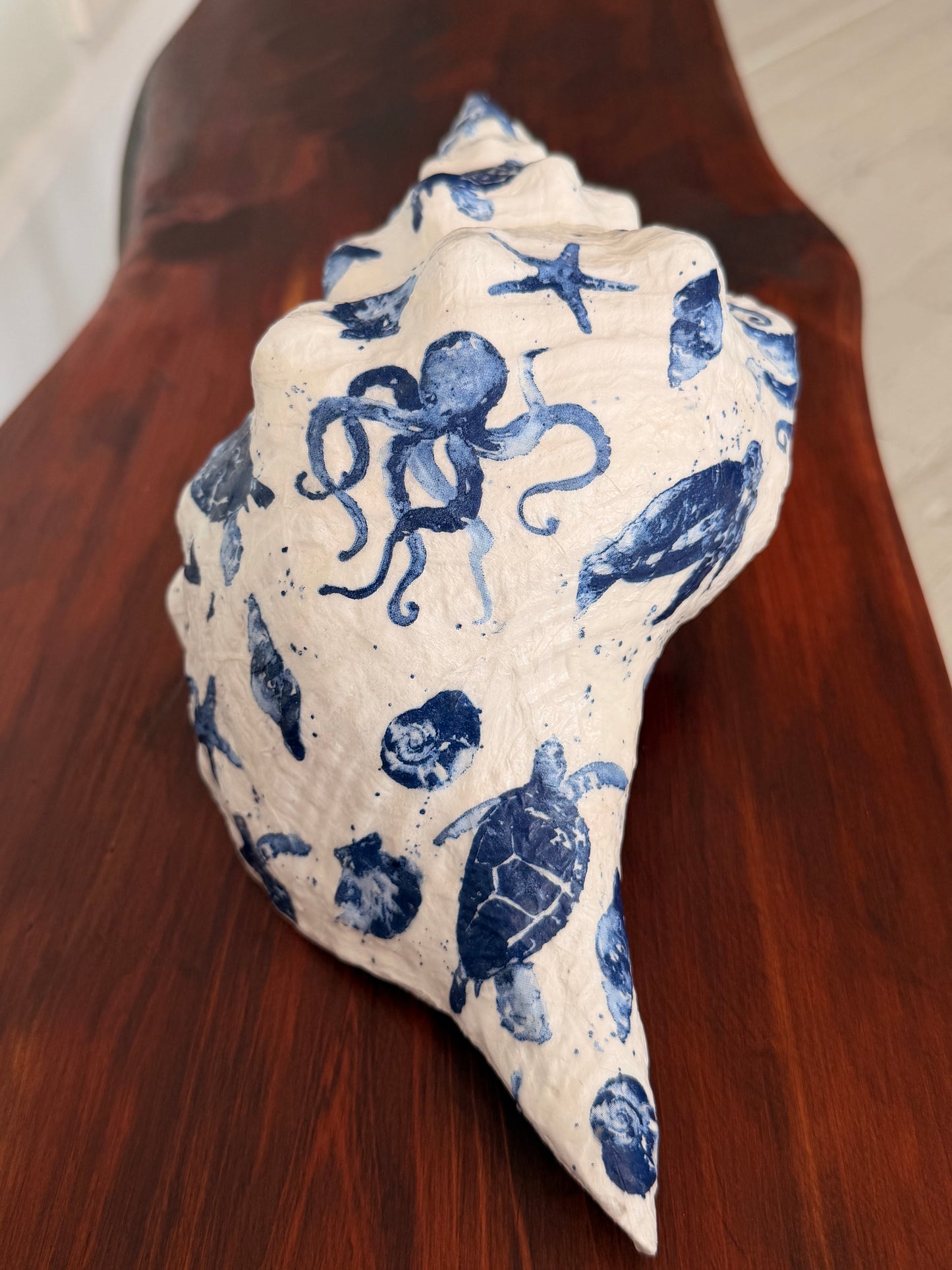 Decoupage Shell Trinket Trays Birthday Party