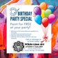 Birthday Paint Party