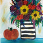 Fall Bouquet with Pumpkin - Brush Tips Art Studio