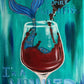 Drink Like a Fish - Brush Tips Art Studio