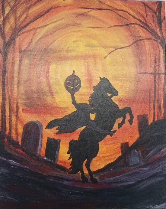 Headless Horseman - Brush Tips Art Studio