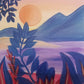 Mountain Sunset - Brush Tips Art Studio