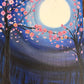 Cherry Blossom Moon - Brush Tips Art Studio
