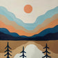 Minimalist Mountain - Brush Tips Art Studio