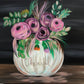 Fall Pumpkin With Flowers - Brush Tips Art Studio