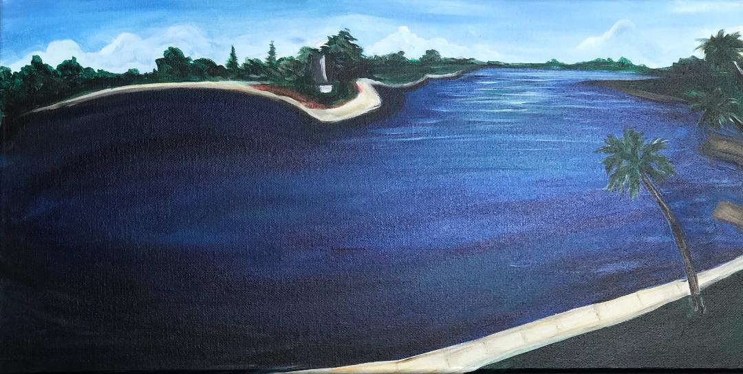 Tarpon Spring Bayou - Brush Tips Art Studio