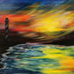 Lighthouse Sunset - Brush Tips Art Studio