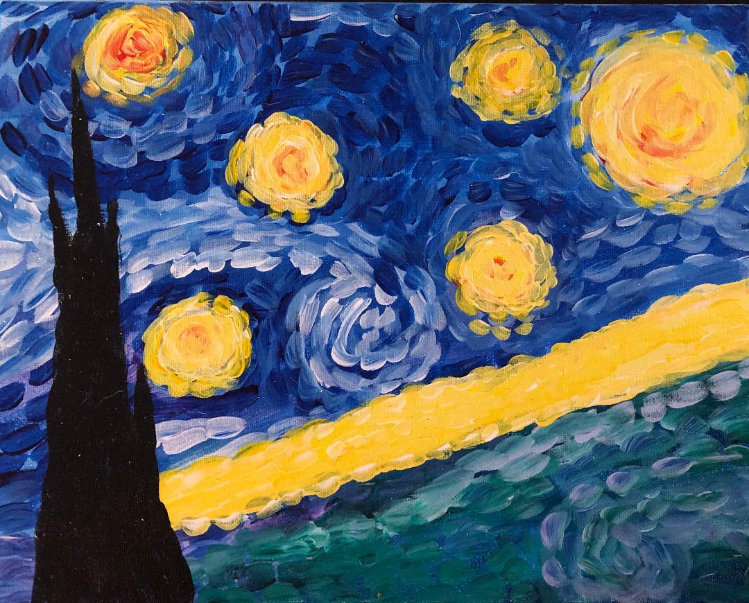 Van-Go Night Stars - Brush Tips Art Studio